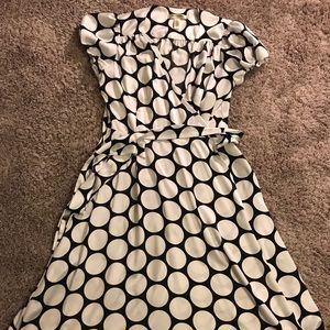 Banana Republic Satin Wrap Dress